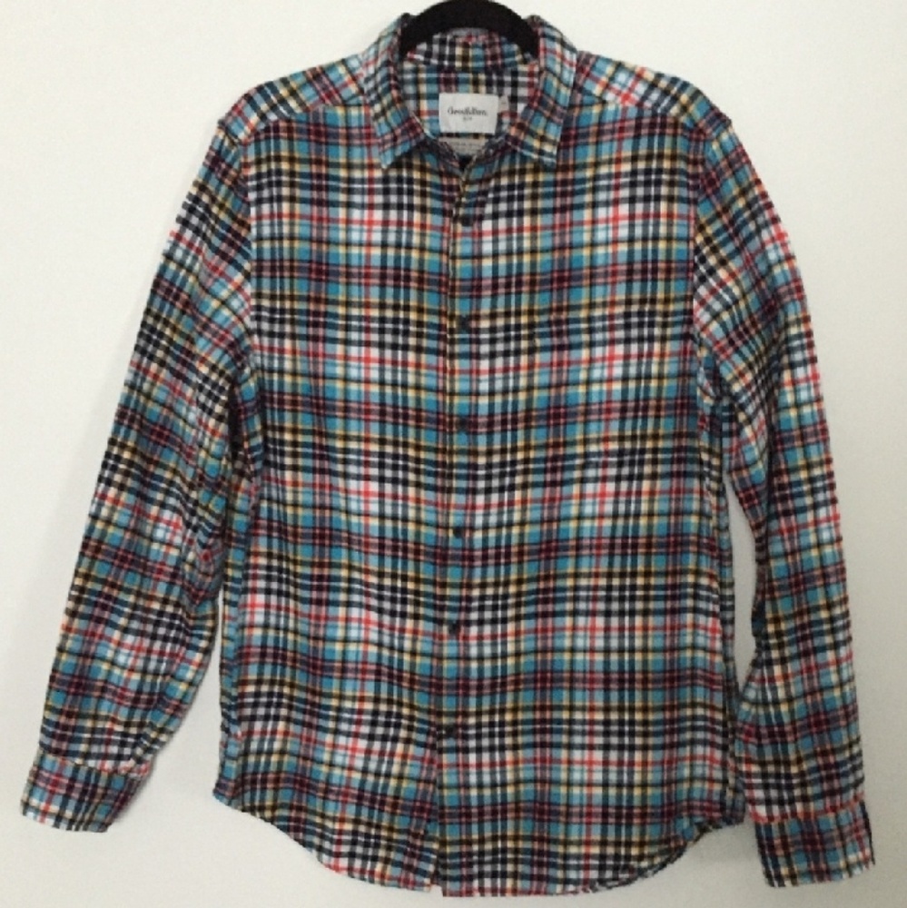 GOODFELLOWS & CO Standard Fit Flannel Shirt